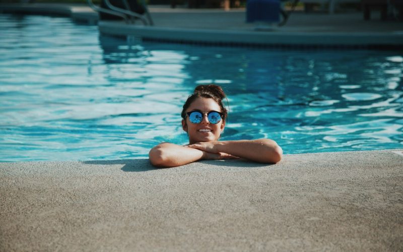 cloro de la piscina
